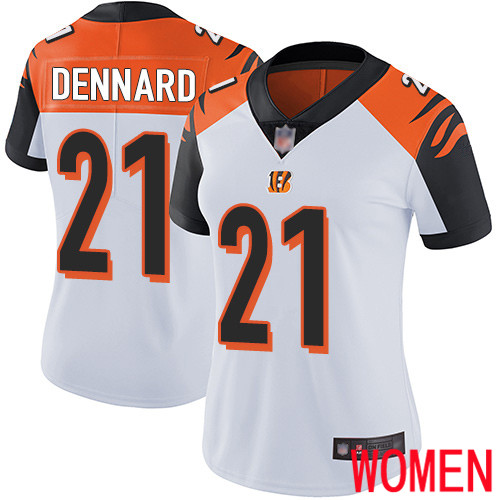 Cincinnati Bengals Limited White Women Darqueze Dennard Road Jersey NFL Footballl #21 Vapor Untouchable